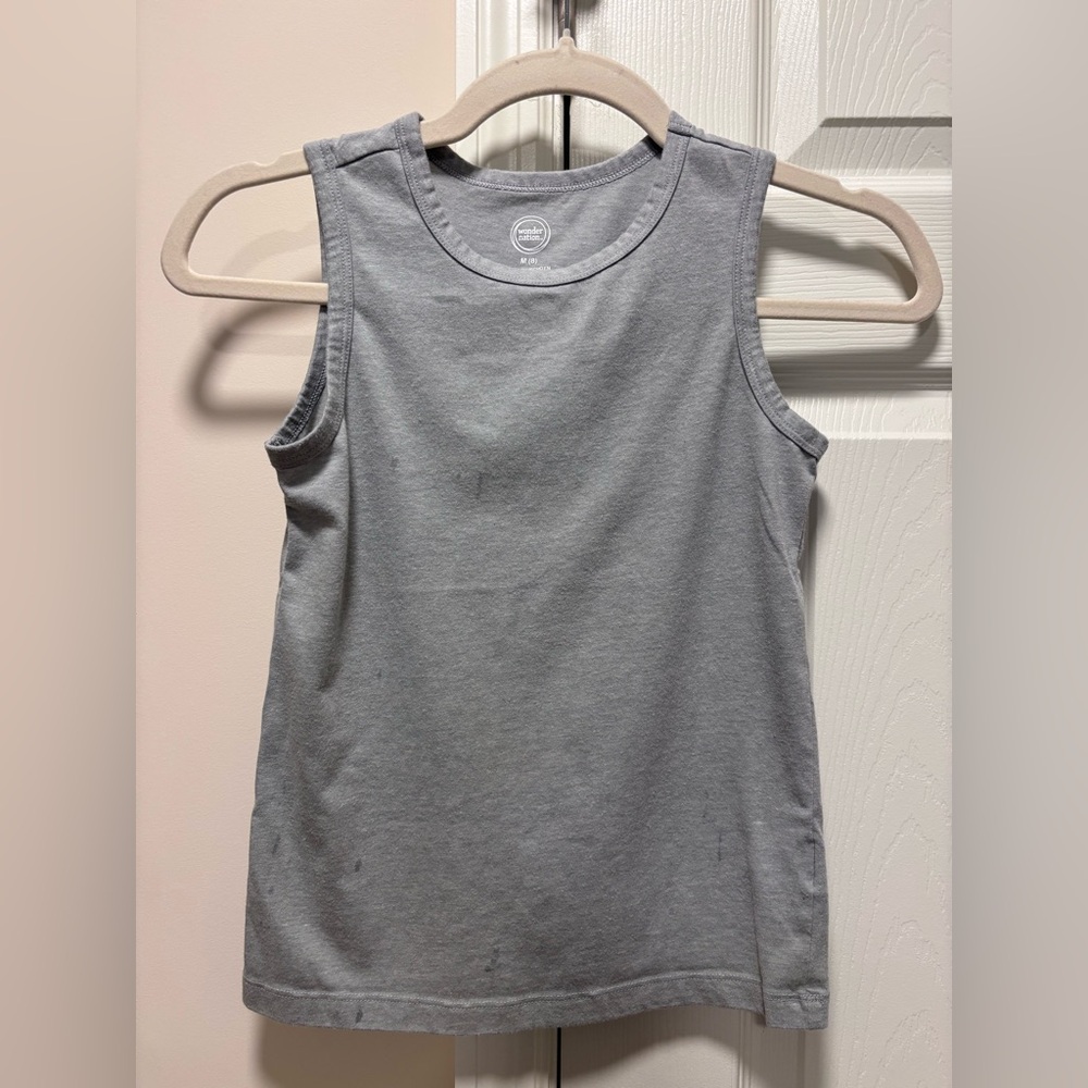 Wonder Nation Gray Kids Tank Top